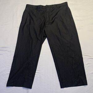 Donald J. Trump Signature Collection Dress Pants W40 L32 Black Flat Front